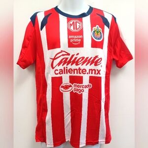Red and White Chivas Soccer Jersey
